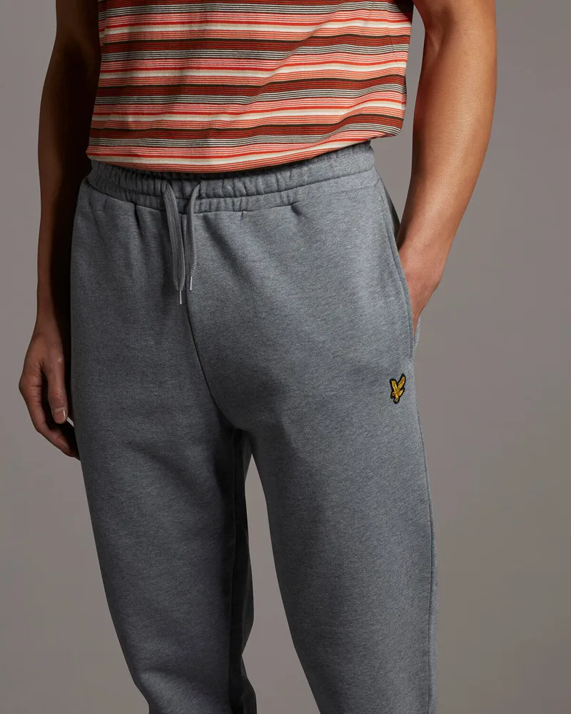 Lyle and Scott Joggers Grey Marl-3