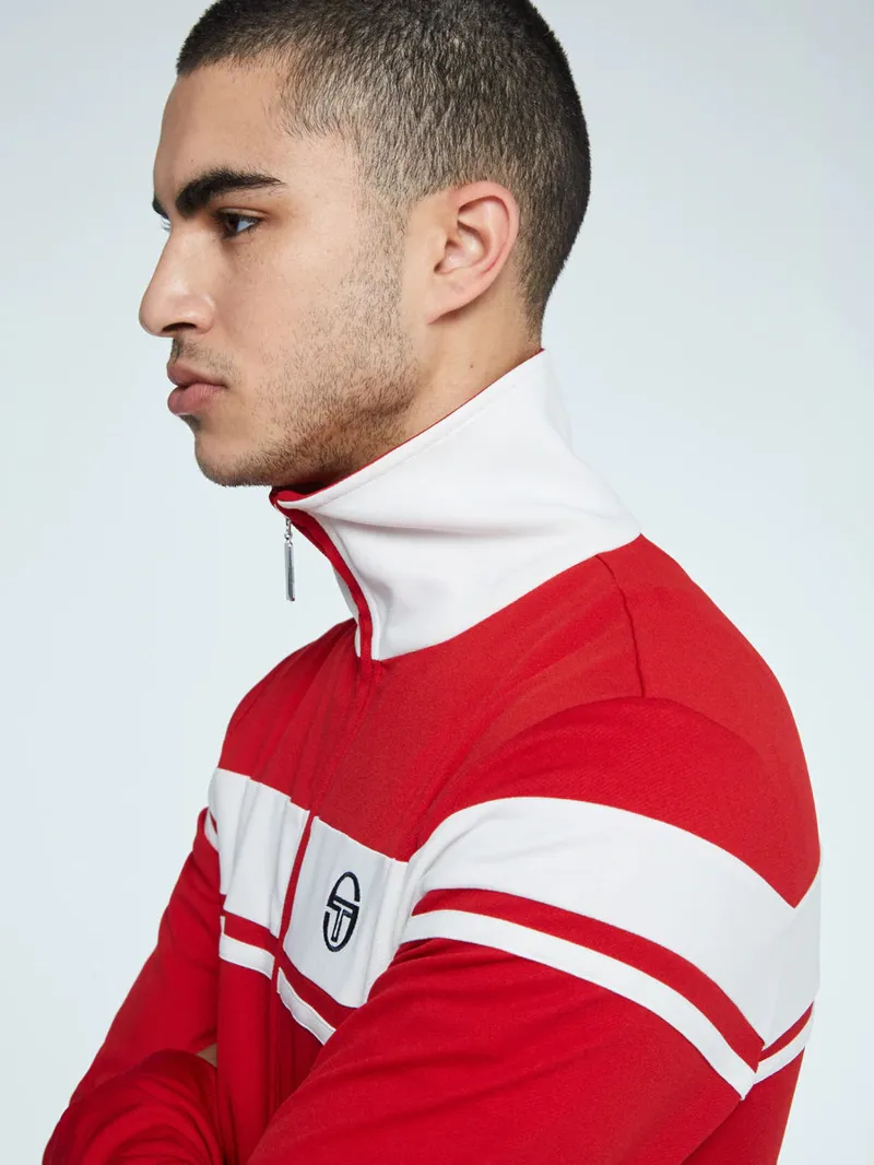 Sergio Tacchini Capomasters Track Top Red-3