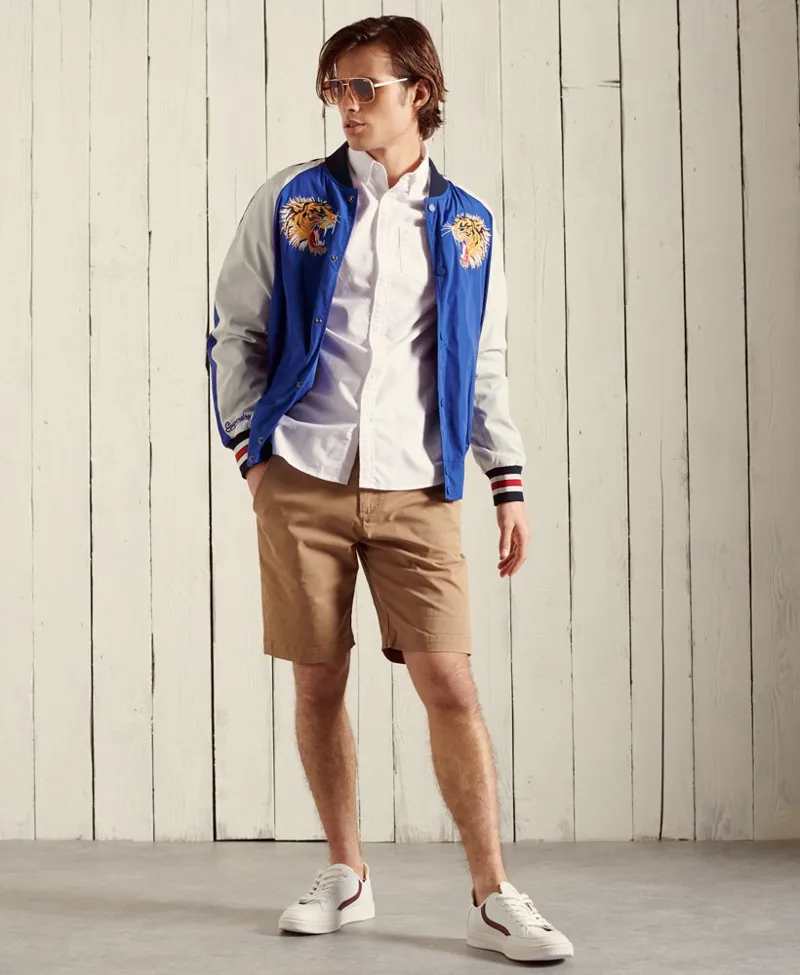 Superdry International Chino Shorts Beige-2