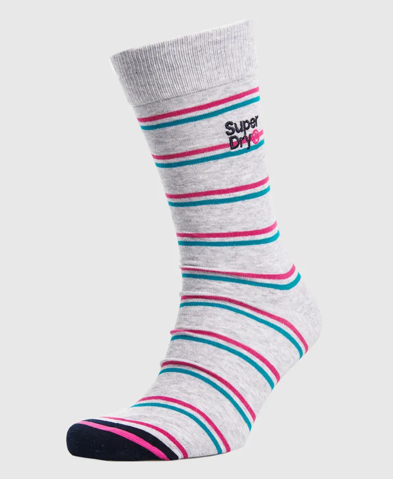 Superdry Organic Cotton City Sock Triple Pack Grey Marl-3
