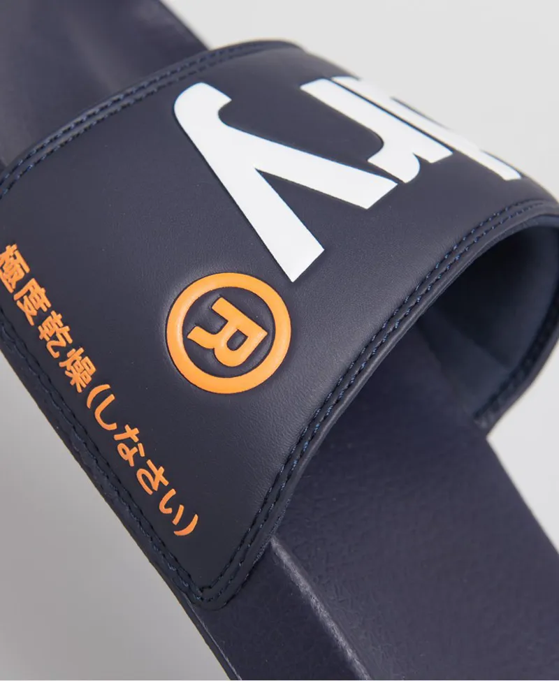 Superdry Classic Superdry Pool Sliders Navy-2