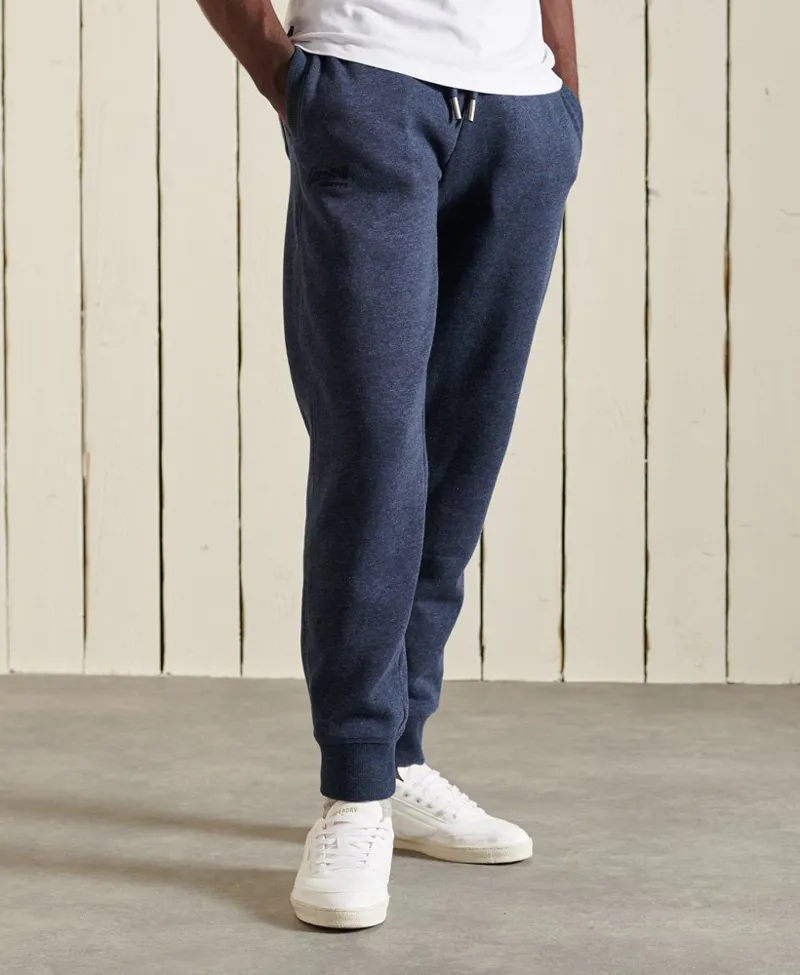 Superdry M7010661A ZE2 Mens Vintage Logo Joggers Navy Marl