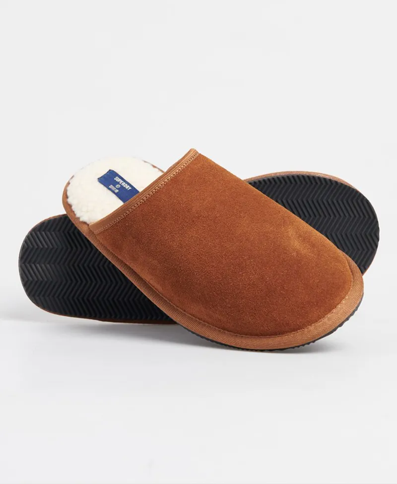 Superdry Mule Slippers Tan