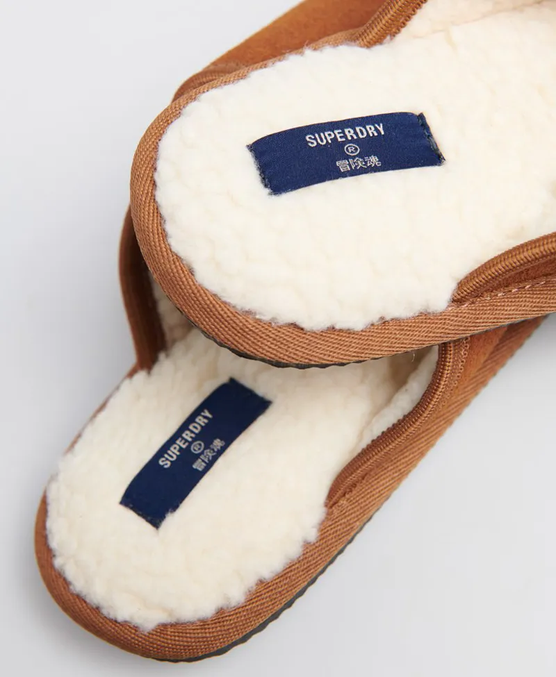 Superdry Mule Slippers Tan-1