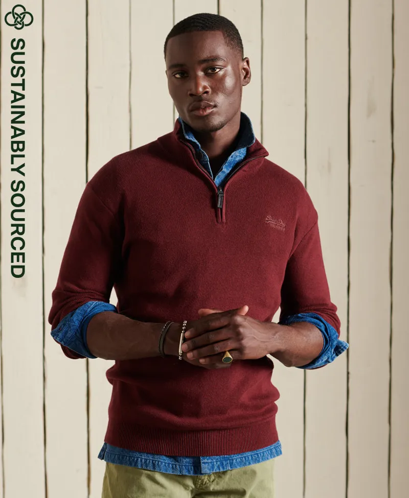 Superdry henley pullover 2025