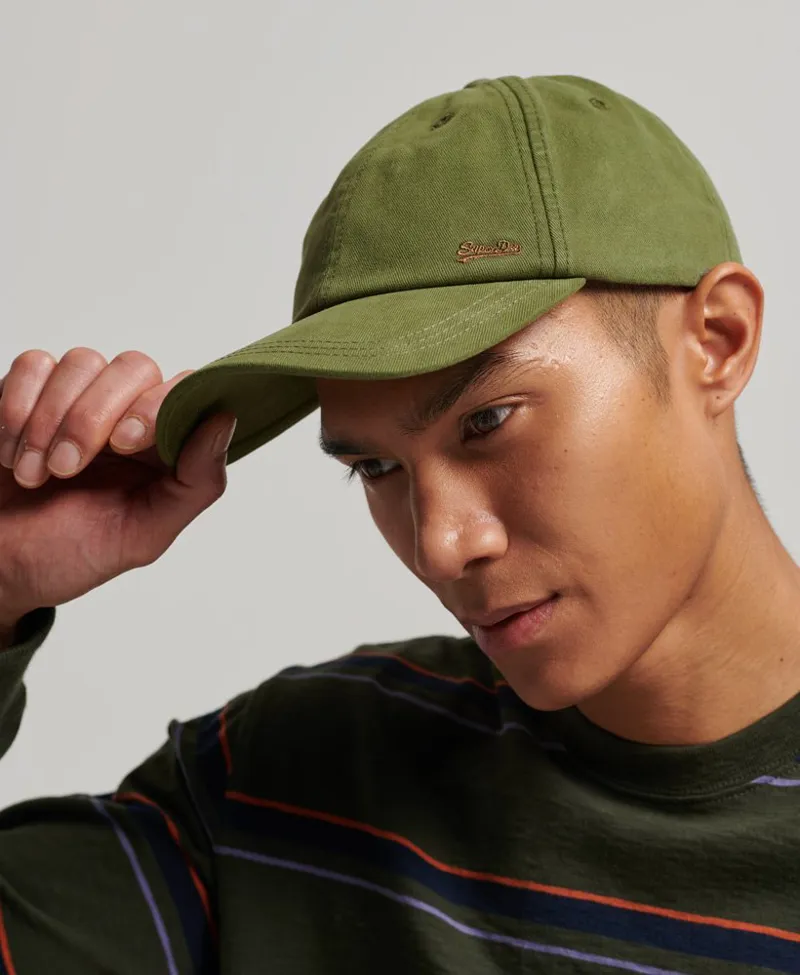 Superdry Vintage Emblem Baseball Cap Vintage Khaki-5