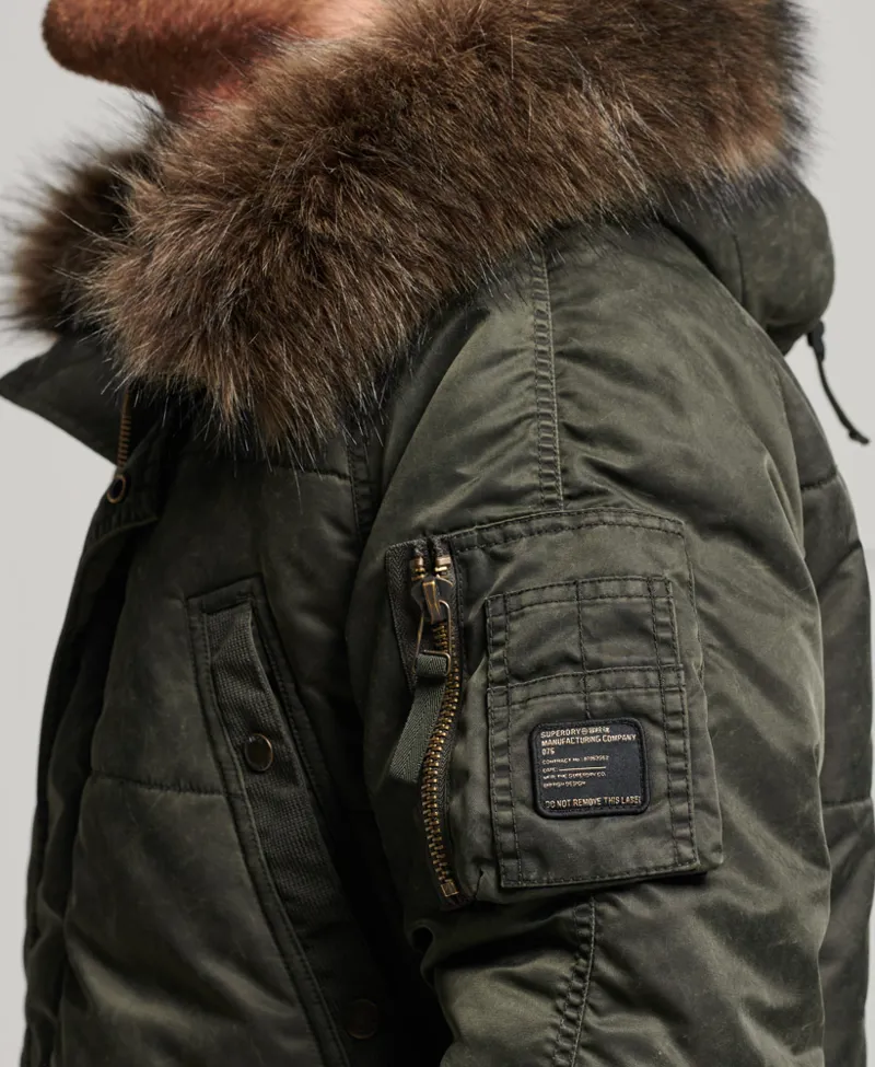 Superdry chinook jacket khaki cheap