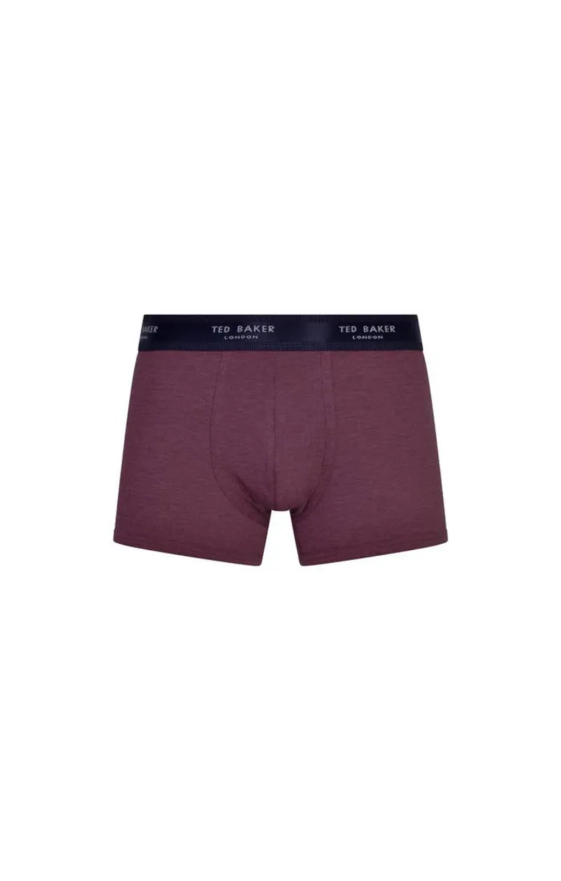 Ted Baker 3 Pack Fitted Trunks Wd/Blk/Duff SMALL ONLY-5