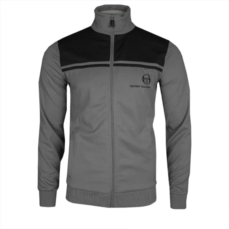 Sergio Tacchini Young Line Track Top Grey/Black