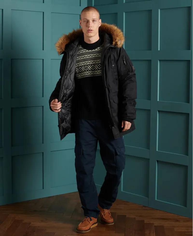 Superdry SDX Original and Vintage Parka Black-1