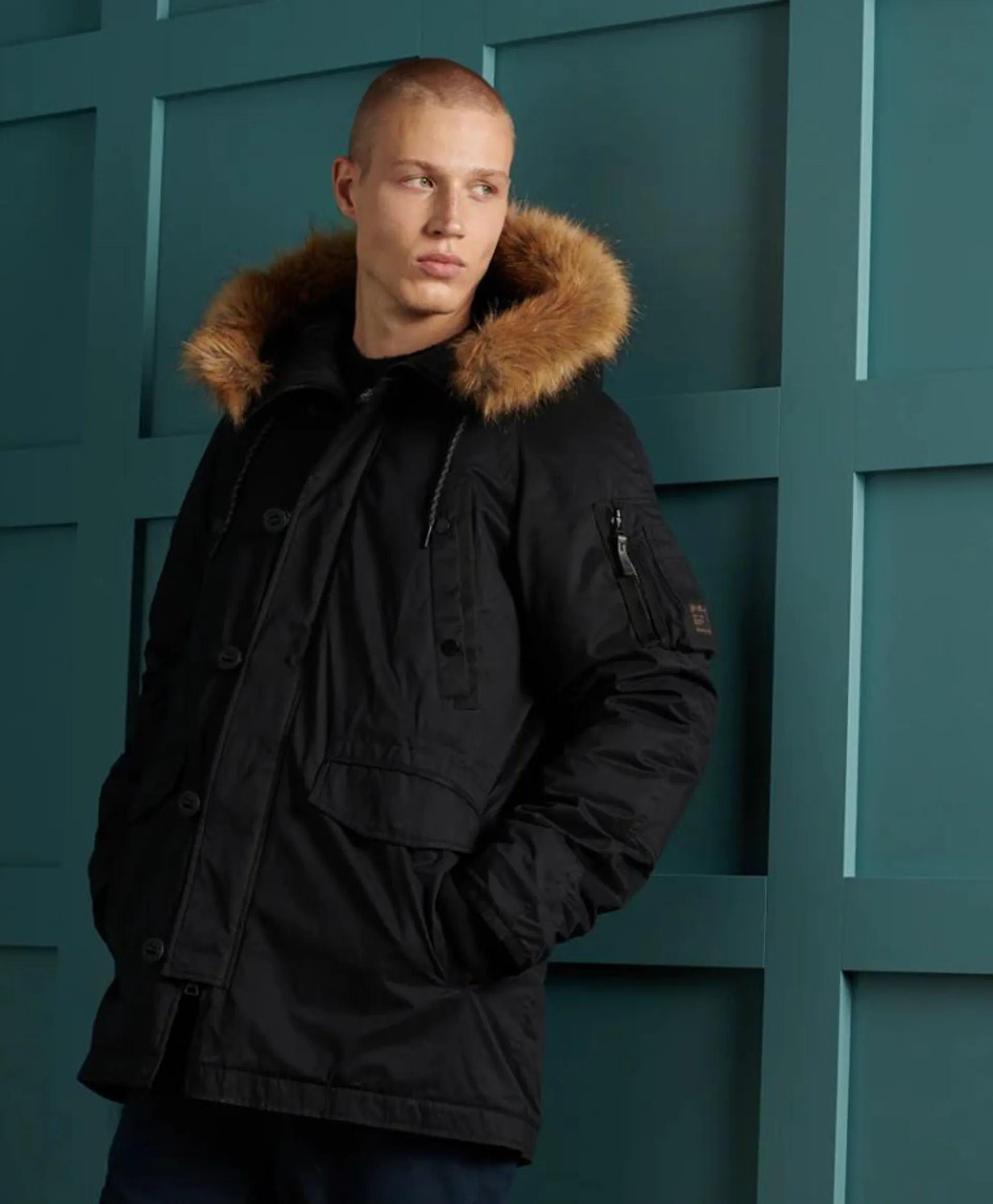 Superdry SDX Original and Vintage Parka Black