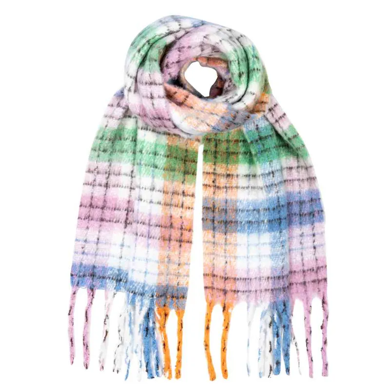 Boardmans super fluffy Betty check scarf