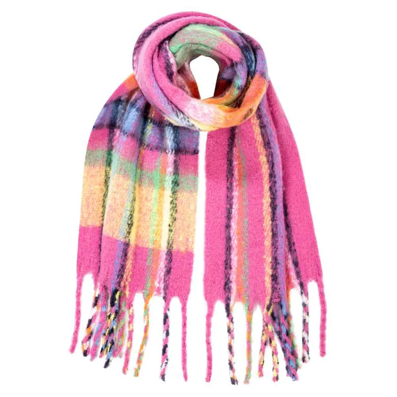 Boardmans Florence chunky scarf Hot Pink