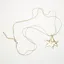 Eliza Gracious double star necklace Gold