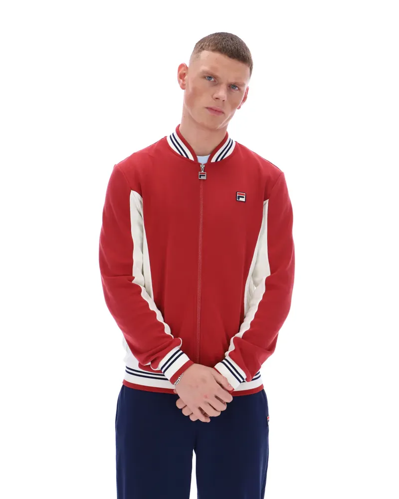 Fila Settanta Baseball Track Jacket Garnet-1