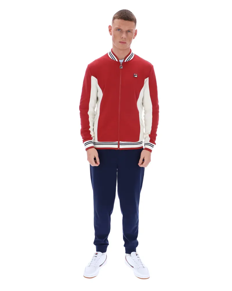 Fila Settanta Baseball Track Jacket Garnet-2