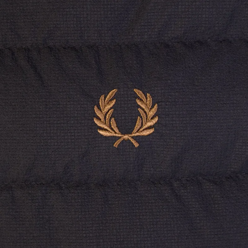 Fred Perry Hooded Insulated Jacket Black XXL ONLY LAST ONE-1