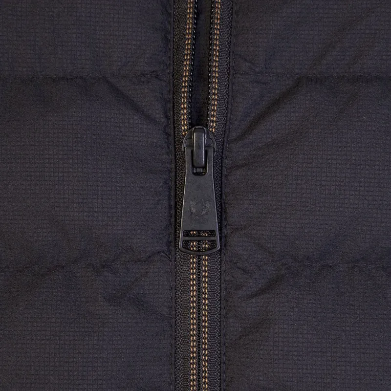 Fred Perry Hooded Insulated Jacket Black XXL ONLY LAST ONE-2