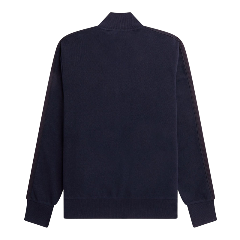 Fred Perry Taped Half Zip Track Top Navy-2