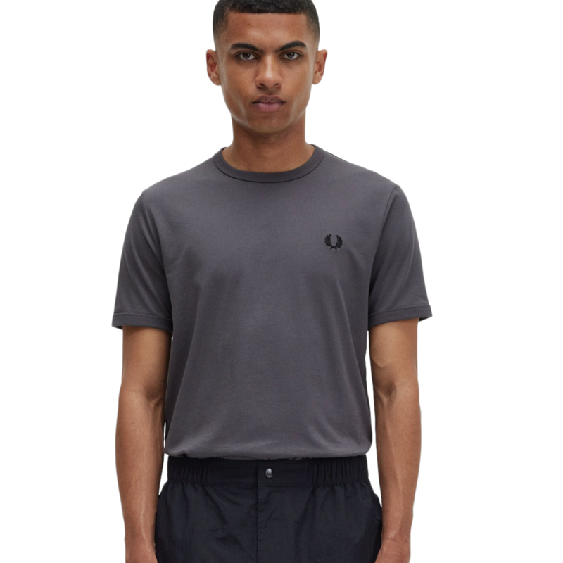 Fred Perry M3519-R50 Ringer T-shirt Gunmetal XXL ONLY LAST ONE-2