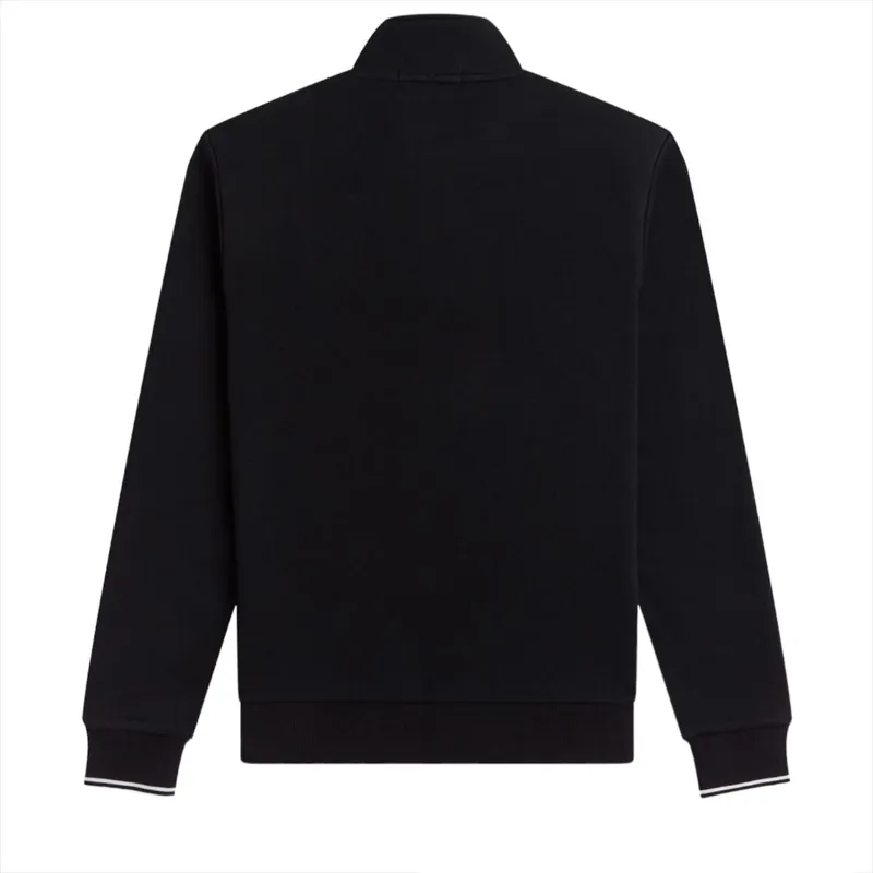 Fred Perry Half Zip Sweatshirt Black -1