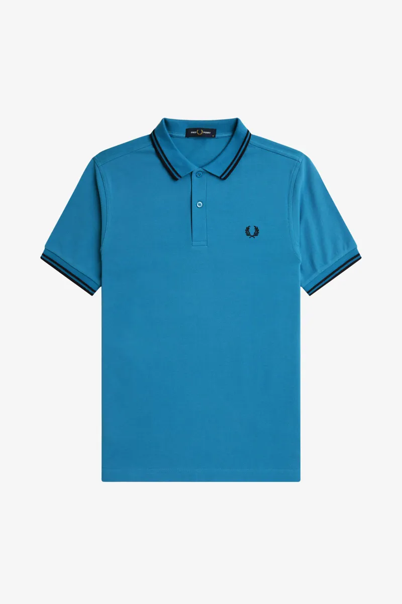 Fred Perry M3600-V35 Polo T-shirt Runaway Bay Ocean / Navy-7