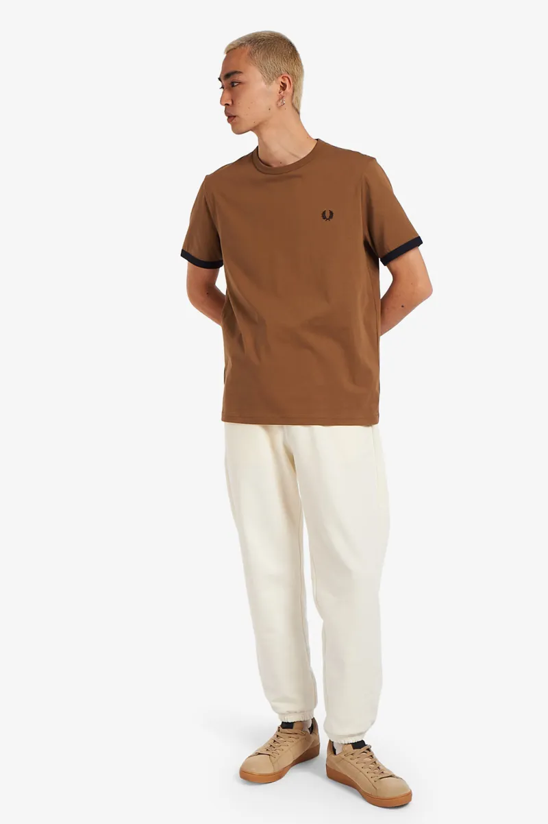 Fred Perry M3519-P96 Ringer T-shirt Shaded Stone XL and XXL ONLY-5