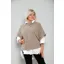 Goose Island cowl neck poncho top Pink