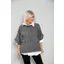 Goose Island cowl neck poncho Black/White Mix