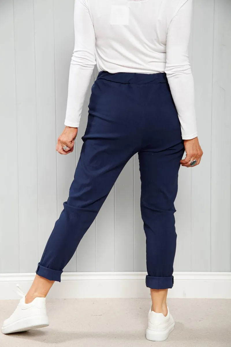 Goose Island magic pants Navy-2