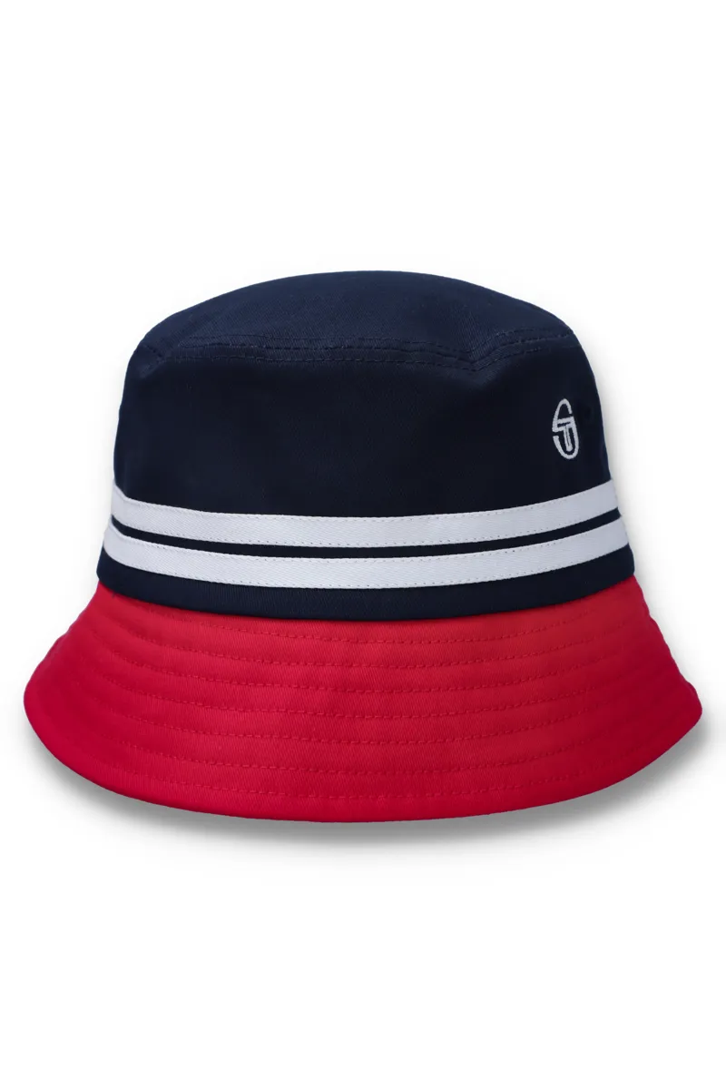 Sergio Tacchini Stonewoods Bucket Hat Navy-1
