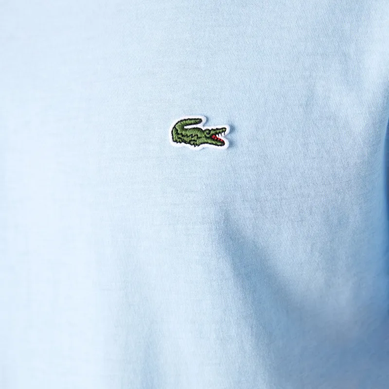 Lacoste Crew Neck Pima Cotton Jersey T-shirt Overview Sky-2