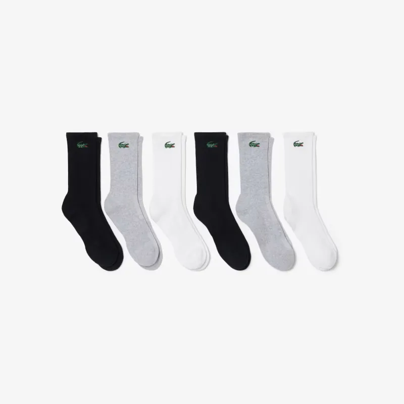 Lacoste 6 Pack Coloured Sports Socks Multi 