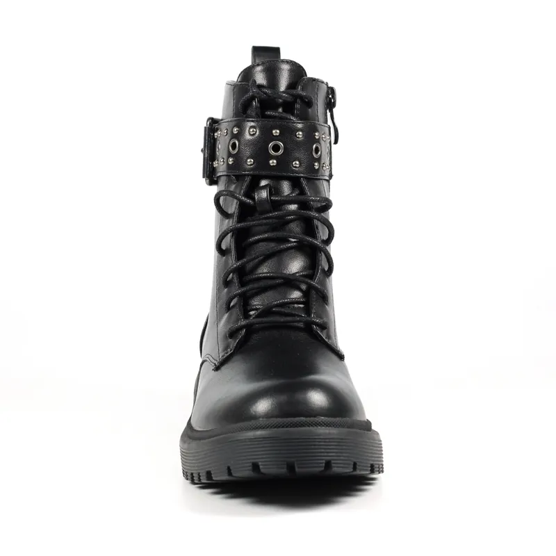 Lunar Emerson biker boot Black-4