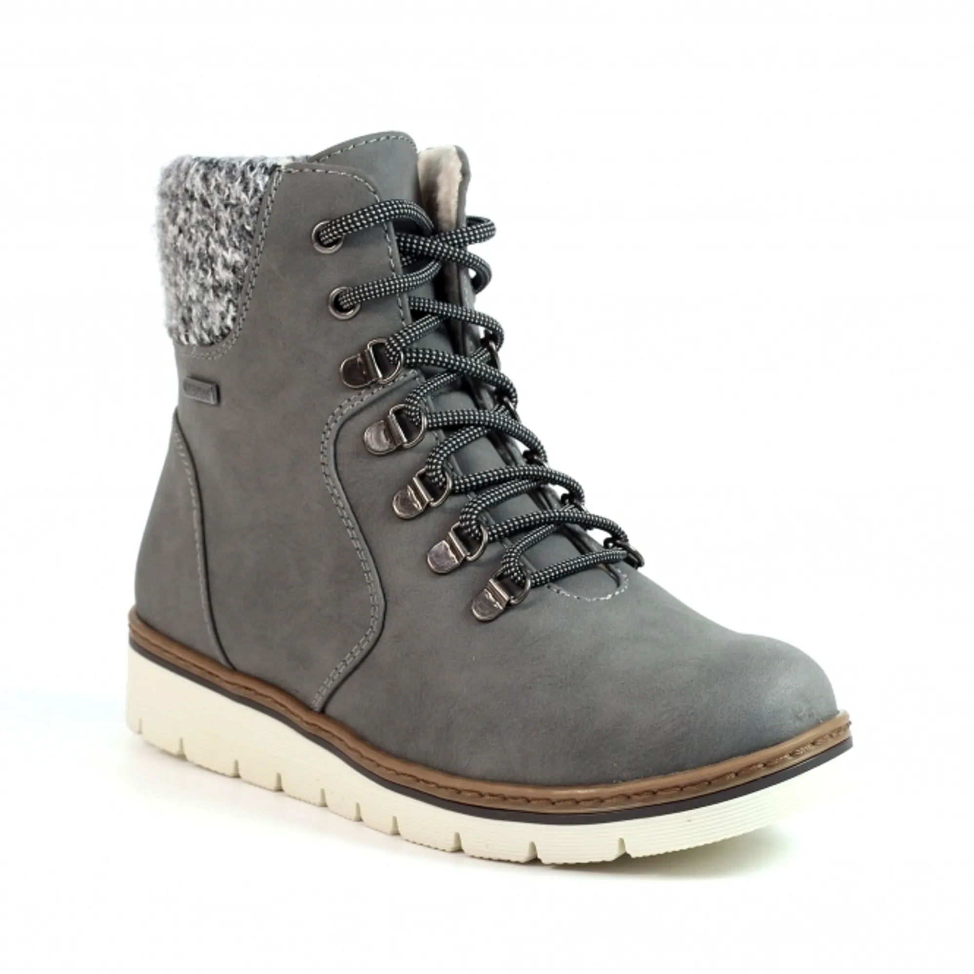 Lunar Wolfburg knitted ankle boot Grey - Main Image