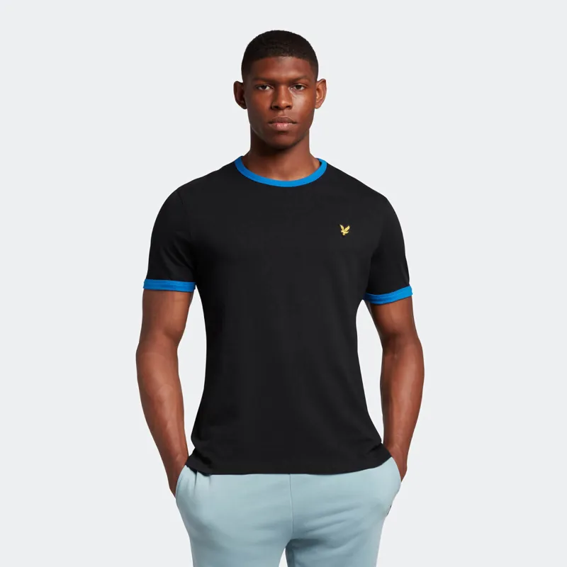 Lyle and Scott Ringer T-shirt Black-2