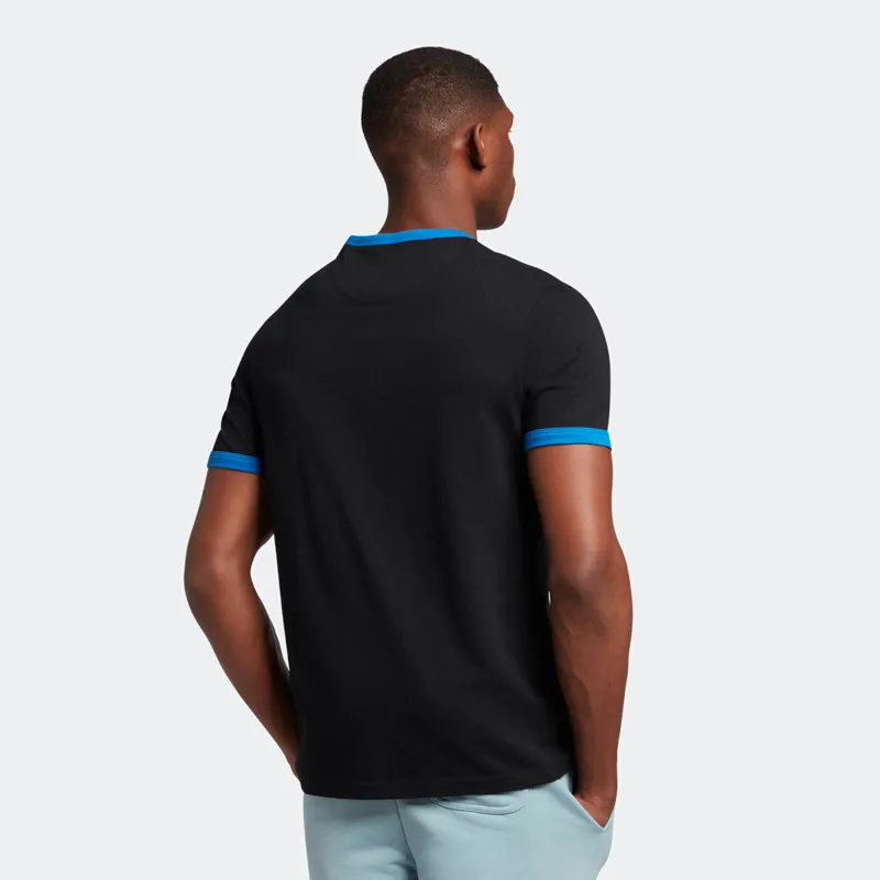 Lyle and Scott Ringer T-shirt Black-1
