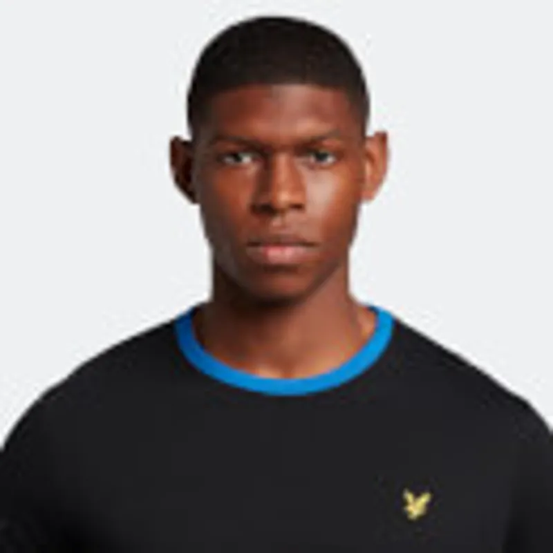 Lyle and Scott Ringer T-shirt Black