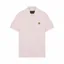 Lyle and Scott Plain Polo T-shirt Light Pink 
