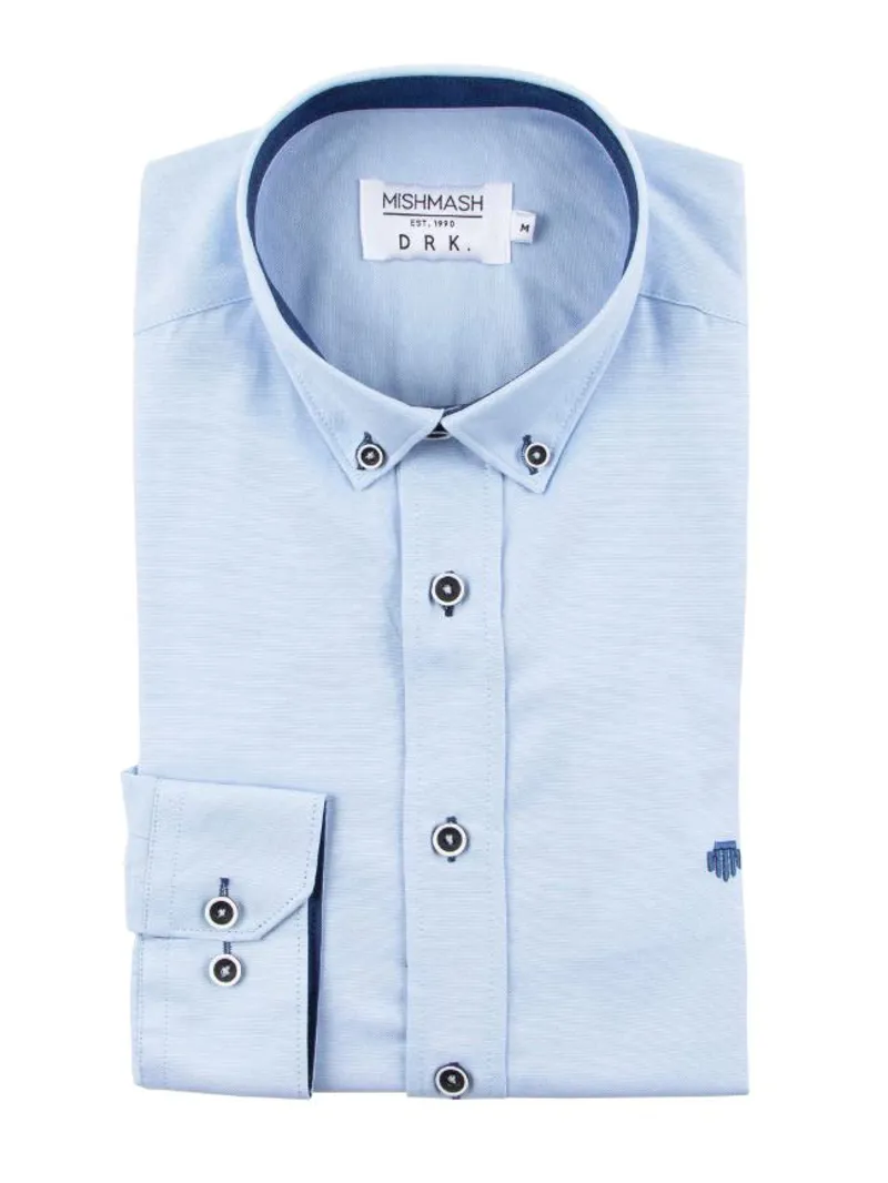 Mish Mash Summit Classic Oxford Shirt Sky-1