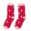 Miss Sparrow Robins socks Pink