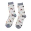 Miss Sparrow Robins socks Silver