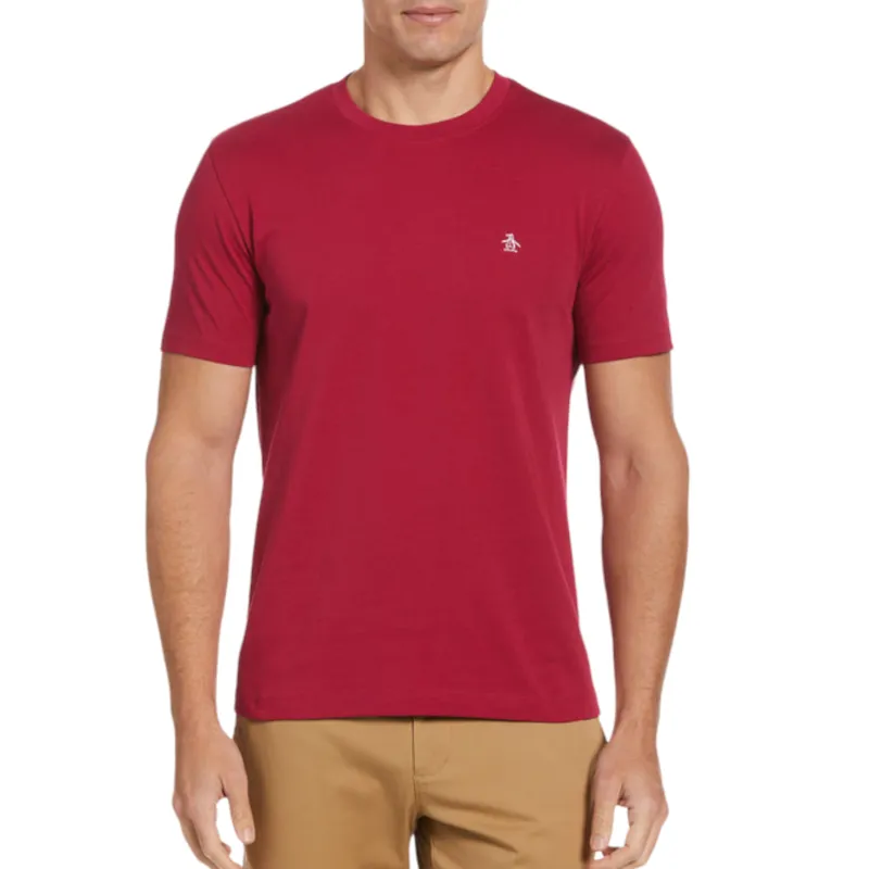 Penguin Pin Point T-shirt Sangria XXL ONLY 