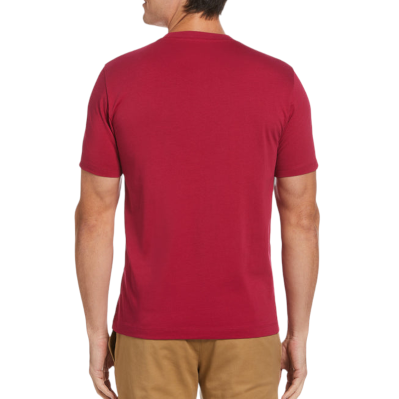 Penguin Pin Point T-shirt Sangria XXL ONLY -1