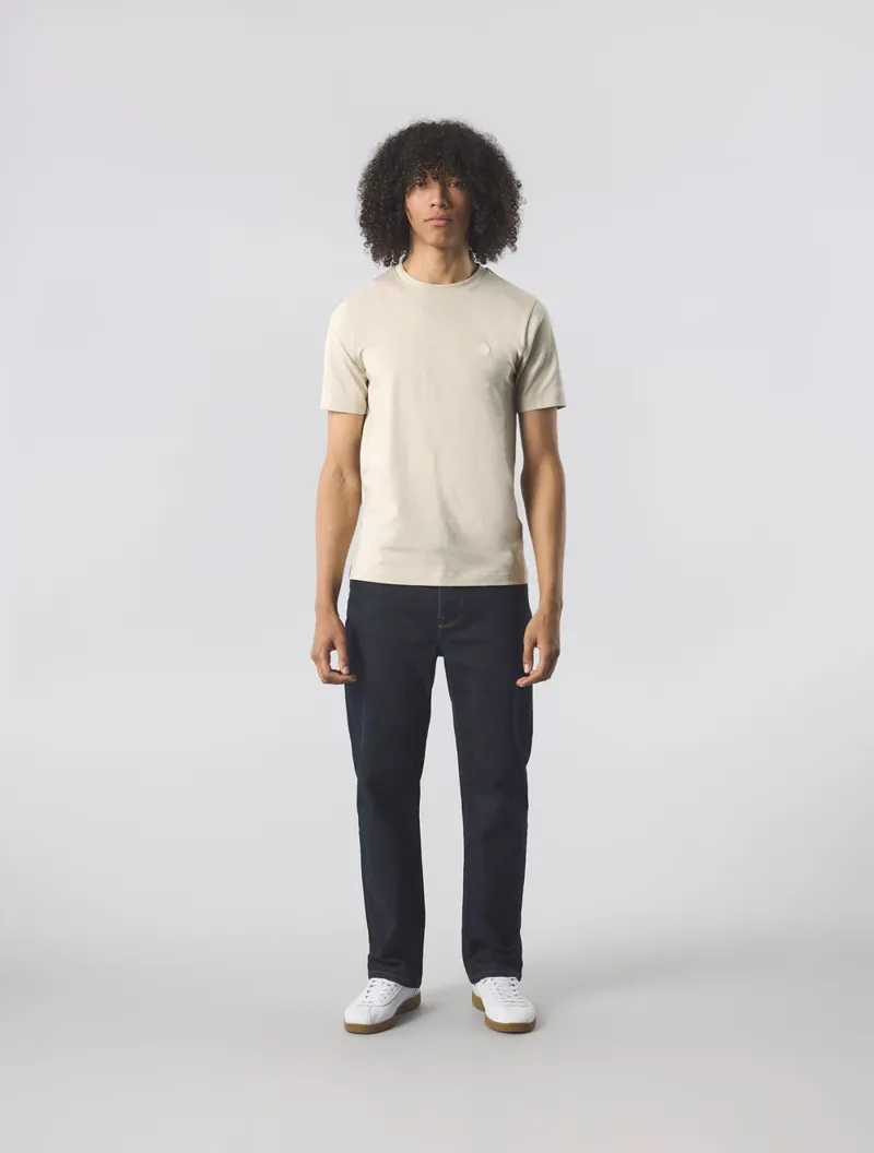 Pretty Green Mitchell T-shirt Grey Stone-1