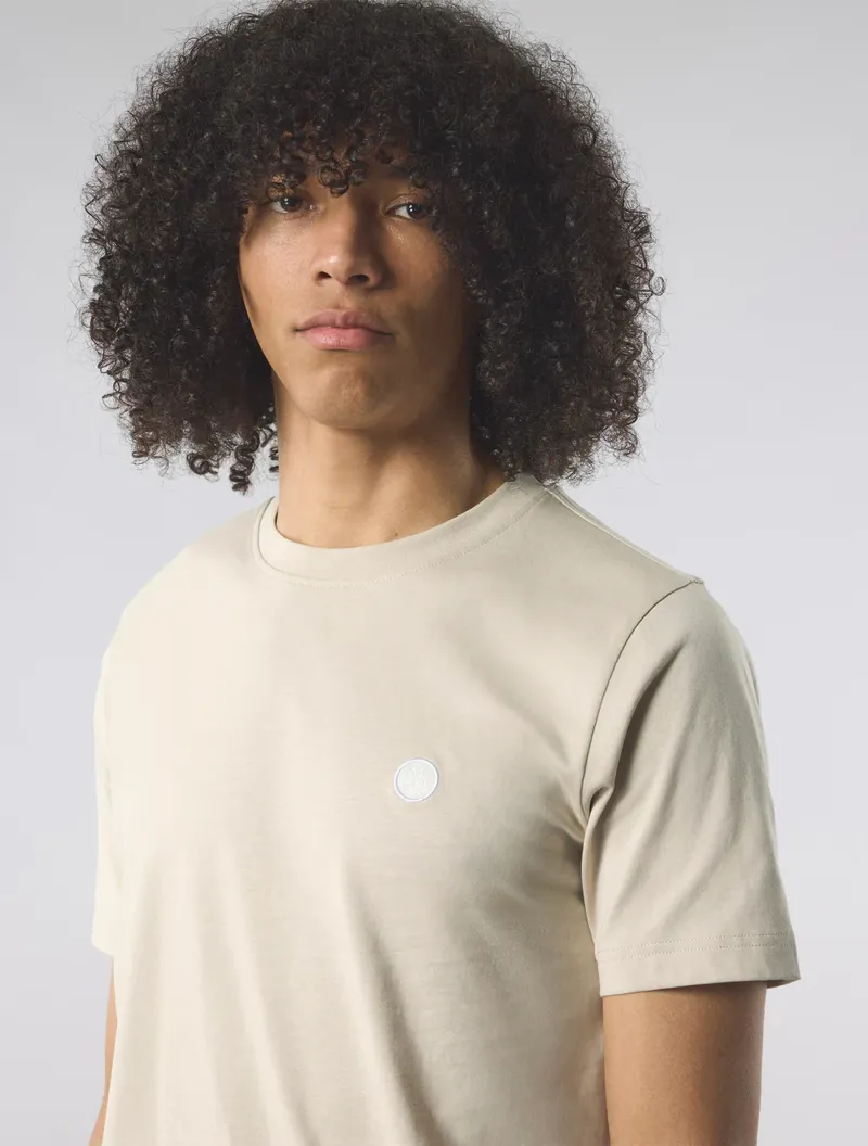 Pretty Green Mitchell T-shirt Grey Stone-3