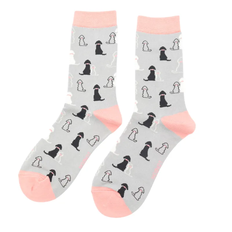 Miss Sparrow retriever ankle socks Silver