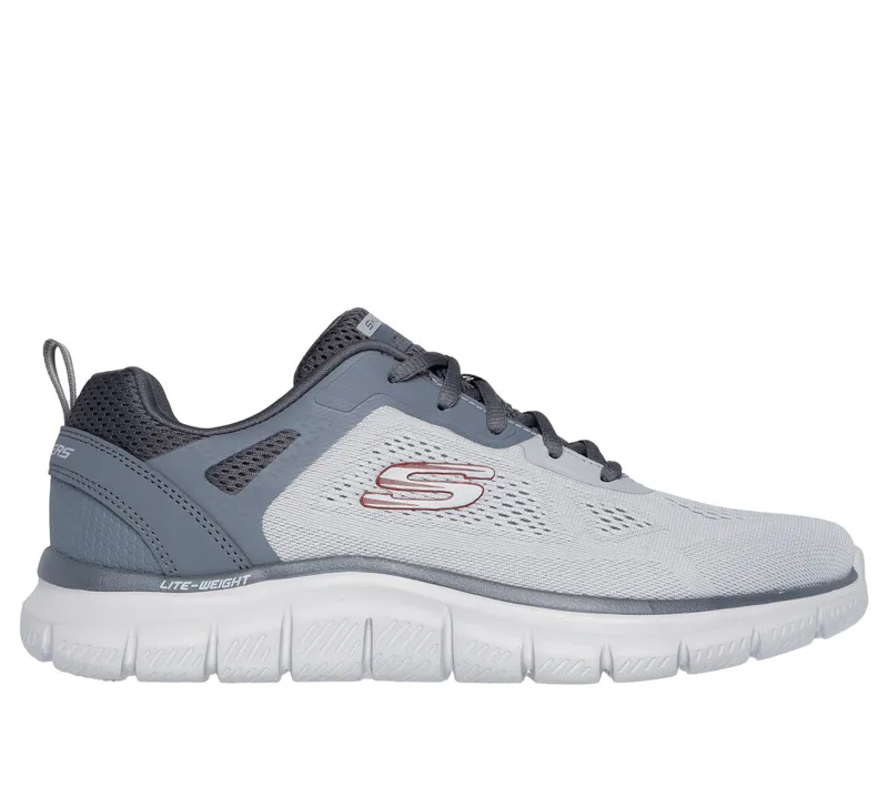 Skechers Track Broader Trainers Grey Size 8 ONLY -3