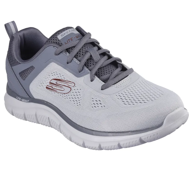 Skechers Track Broader Trainers Grey Size 8 ONLY -5