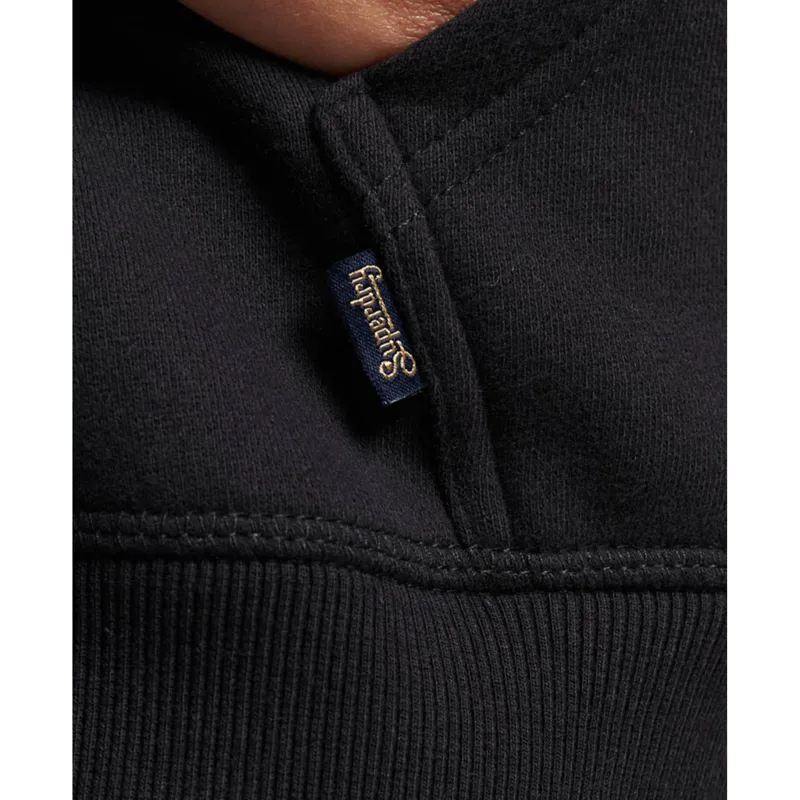 Superdry premium grade vintage sweat hoodie Black-3